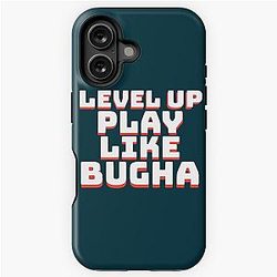 Level Up, Play Like Bugha Typography iPhone Tough Case