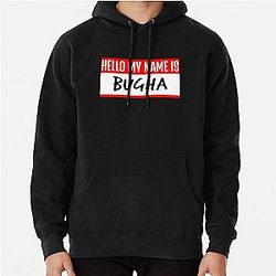 Hello my name is Bugha Funny Pullover Hoodie