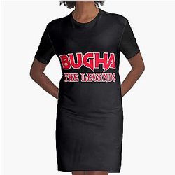 Bugha the Legend Graphic T-Shirt Dress