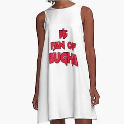 Bugha fan sticker A Line Dress