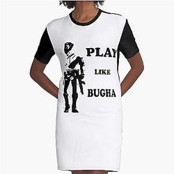 Play Like Bugha Graphic T Shirt Dress