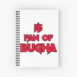 Bugha fan sticker Spiral Notebook