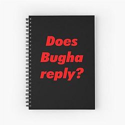 Does Bugha Spiral Notebook