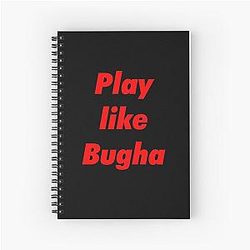 Play Like Bugha Spiral Notebook