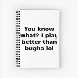 Bugha Spiral Notebook
