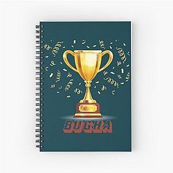 Bugha World Cup Champ Spiral Notebook
