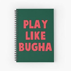 Play Like Bugha Spiral Notebook