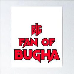Bugha fan sticker Poster
