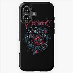 Music Vintage Retro Bullet For My Valentine Skull Red Eyes Sweatshirt Love You Fans iPhone Tough Case