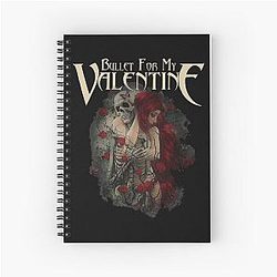 Bala para o meu Valentine crânio vermelho olhos espirais Notebook