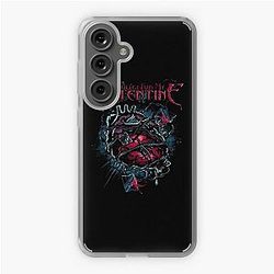Música Vintage Retro Bullet Para Meu Valentim Caveira Olhos Vermelhos Suarshirt Amo você fãs Samsung Galaxy Soft Case