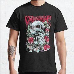 Roses Skull Bullet para a minha camisa clássica de Valentim