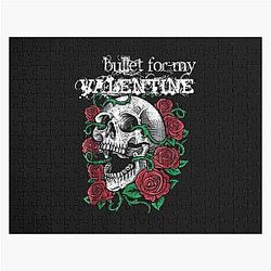 Bullet For My Valentine - Skull and Roses  Jigsaw Puzzle
