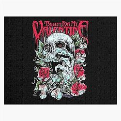 Roses Skull Bullet For My Valentine Jigsaw Puzzle