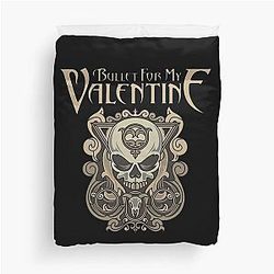 Bala para o meu Valentine Design Retro capa edredon onda