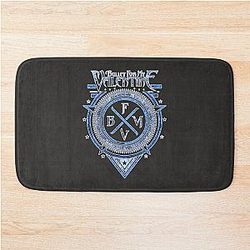 Bala para a minha banda de metal pesado Valentine Logotipo mais vendido - tapete de banho