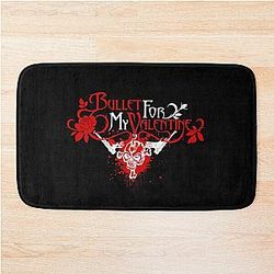 best selling logo heavy metal band bullet for my valentine Bath Mat