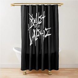 Day Gift For Hd Music Bullet For My Valentine Video Funny Graphic Gifts Shower Curtain