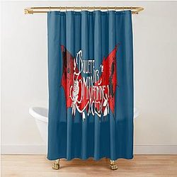 logo bullet for my valentine art   Shower Curtain
