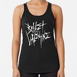 Day Gift For Hd Music Bullet For My Valentine Video Funny Graphic Gifts Racerback Tank Top