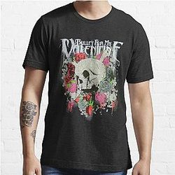 Bullet for My Valentine Skull and Roses Gift Men Essential T-Shirt