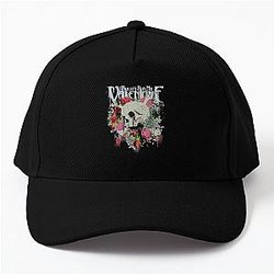 Bullet for My Valentine Caveira e rosas presente homens boné de beisebol
