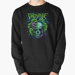 Vintage Retro Bones Valentine Green presentes Melhores homens Pullover camisola