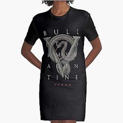 Bullet For My Valentine V for Venom  Graphic T-Shirt Dress
