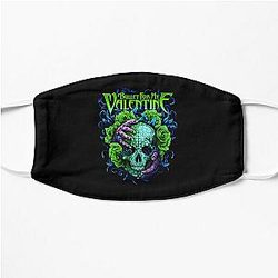 Vintage Retro Bones Valentine Green Gifts Best Men Flat Mask