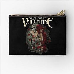 Bullet For My Valentine Skull Red Eyes Zipper Pouch