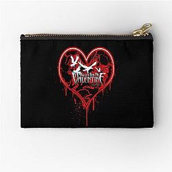 Melhor logotipo bullet for my valentine banda Zipper Pouch