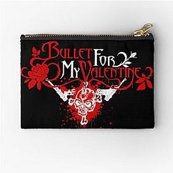 best selling logo heavy metal band bullet for my valentine Zipper Pouch