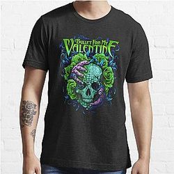 Vintage Retro Bones Valentine Green Gifts Best Men Essential T-Shirt