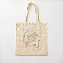 Bullet for My Valentine Skull and Roses Cotton Tote Bag