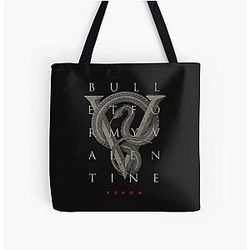 Bala para o meu Valentine V para Venom todo sobre impressão Tote Bag