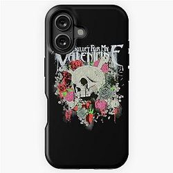 Bullet for My Valentine Skull and Roses Gift Men iPhone Tough Case