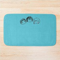 wan! akutagawa dazai atsushi drawn by kyoka Sticker Bath Mat