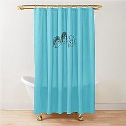 wan! akutagawa dazai atsushi drawn by kyoka Sticker Shower Curtain