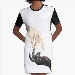 Dazai Osamu Stray Dogs Graphic T-Shirt Dress