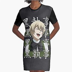 Alois Trancy - Black Butler Anime Graphic T-Shirt Dress
