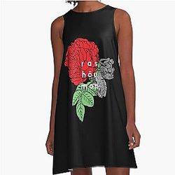 black jacket A-Line Dress