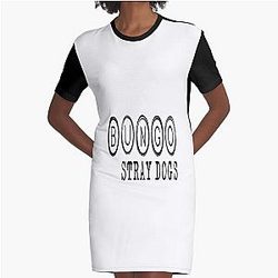 Bungou Stray Dogs logo Graphic T-Shirt Dress