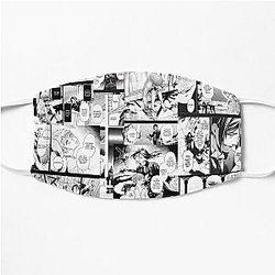 Black butler manga collage Flat Mask