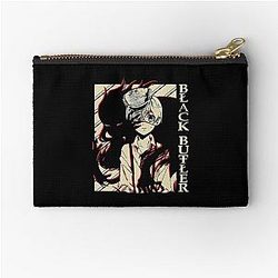 Black butler SebastianCiel Zipper Pouch