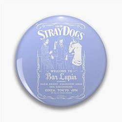 ODA, DAZAI AND ANGO - BUNGOU STRAY DOGS Classic T-Shirt Pin