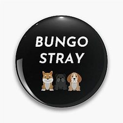 Funny Bongo Stray real Dogs For Women  Who  Loves Osamu Dazai Anime Pin