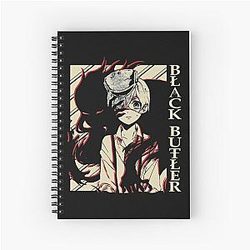 Black butler SebastianCiel Spiral Notebook