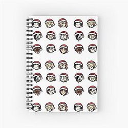 Bungou Stray Dogs - Christmas Party! - Port Mafia Spiral Notebook