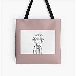 paint dazai All Over Print Tote Bag