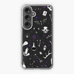 Black and Purple Witchy Pattern Samsung Galaxy Soft Case